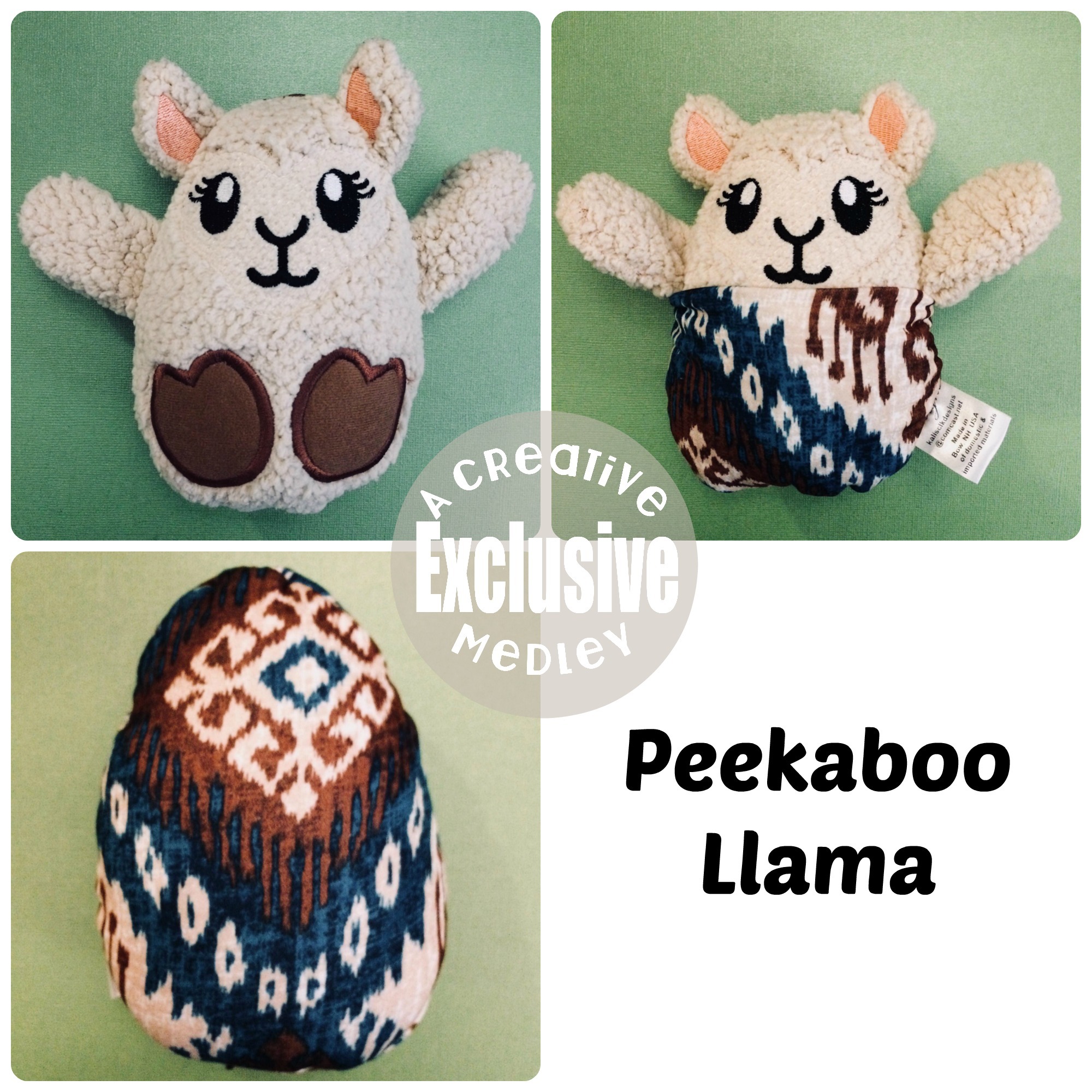 Peekaboo Llama – A Creative Medley